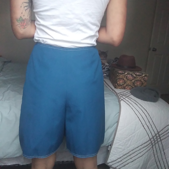 Vintage 60/70s sailor blue skort - Picture 4 of 4